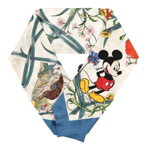 disney x gucci silk neck bow|GUCCI X Disney Silk Neck Bow Multicolor .